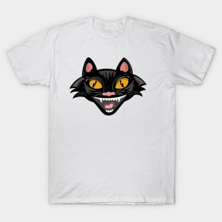 Vintage Halloween Cat T-Shirt